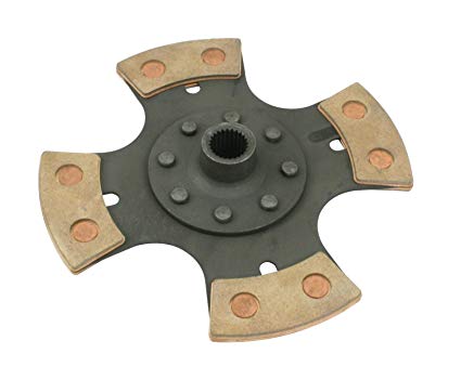 EMPI 4091 HEAVY DUTY 4 PUCK 200MM/8" RIGID CLUTCH DISC VW SPLINE HOLE ...