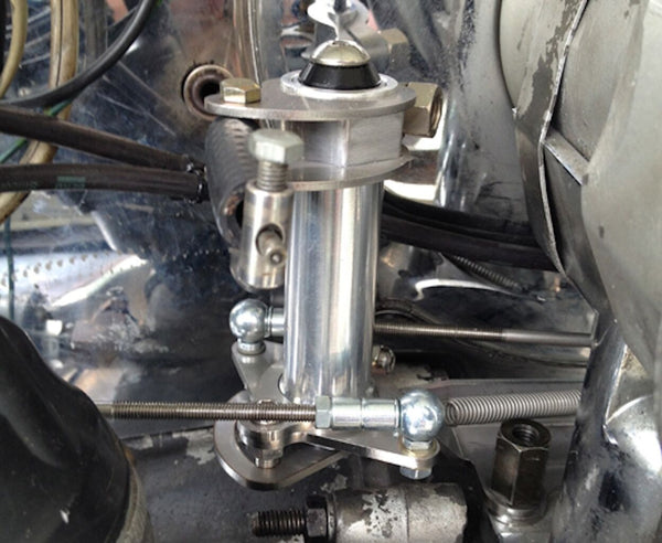 BEST LINKAGE TYPE 1 MID ENGINE MOUNTING WITH IDA CARBS AND STANDARD FAN HOUSING