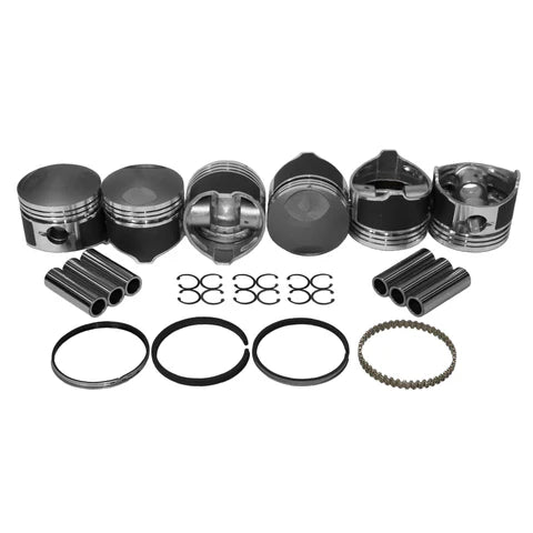 Porsche 911S 2.2/2.4 Cast Piston Set, C/R  9.5:1/10.7:1