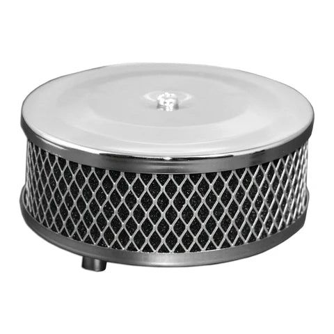 Chrome Air Cleaner W/Foam Element Stock Carb