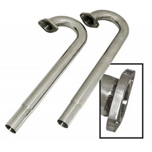 S/S J-TUBES PAIR / FITS ALL TYPE-1 & 2 UPRIGHT ENGINES