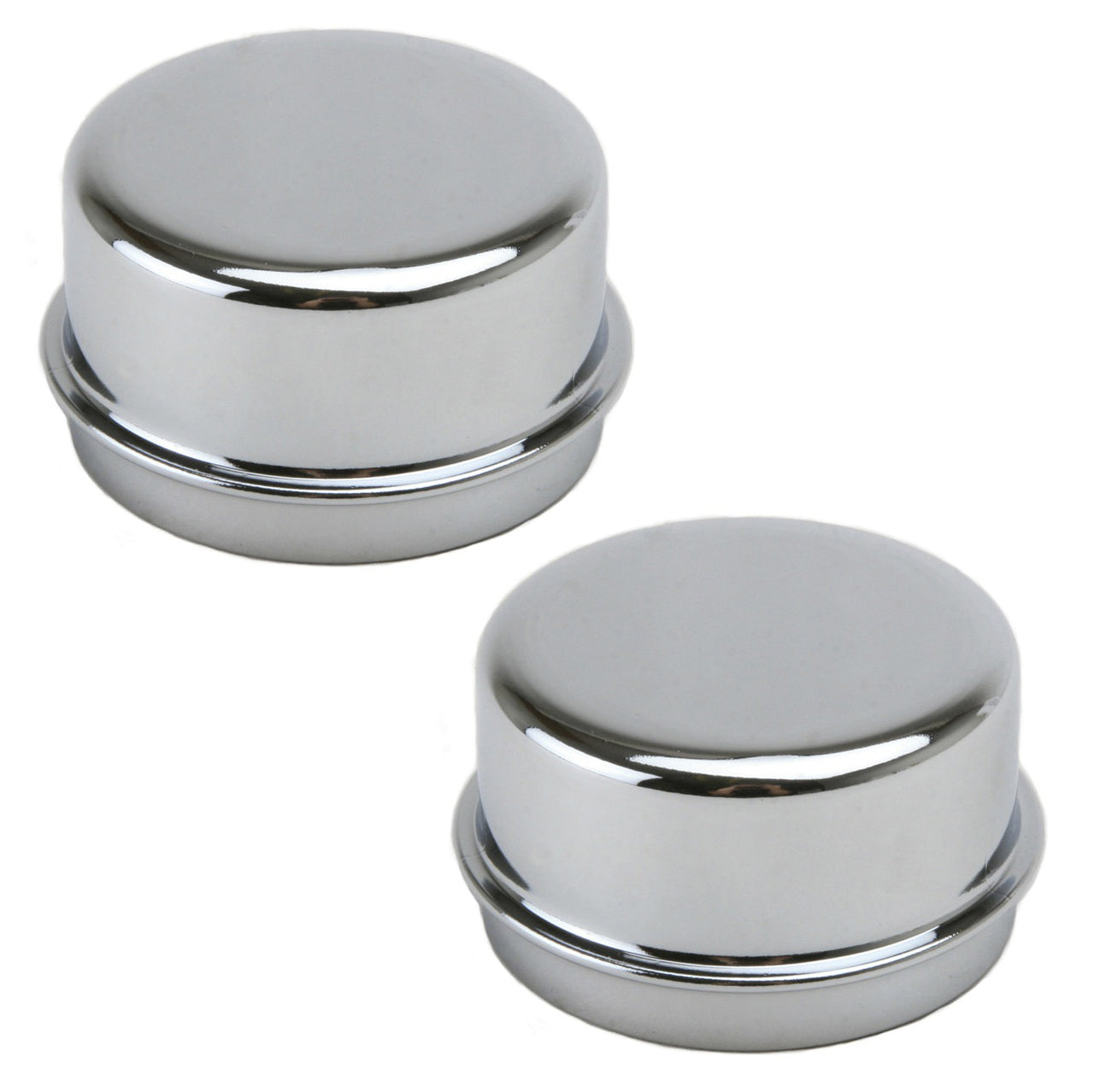 CHROME WHEEL CAP FOR DUNE BUGGY SPINDLE MOUNT WHEEL, PAIR