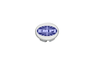 CHROME PLASTIC CAP FOR BRM, NEW BEETLE ONLY, EMPI LOGO, EA