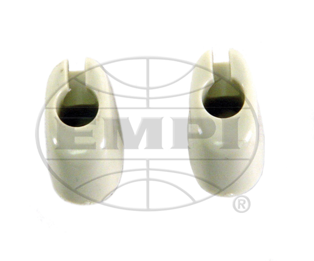 EARLY Volkswagen VISOR  CLIPS IVORY PAIR