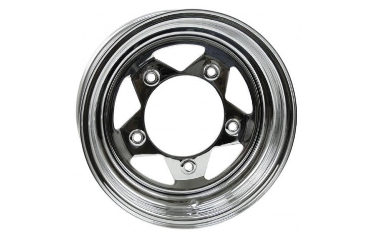 CHROME SPOKE 5 LUG, 5" WIDE