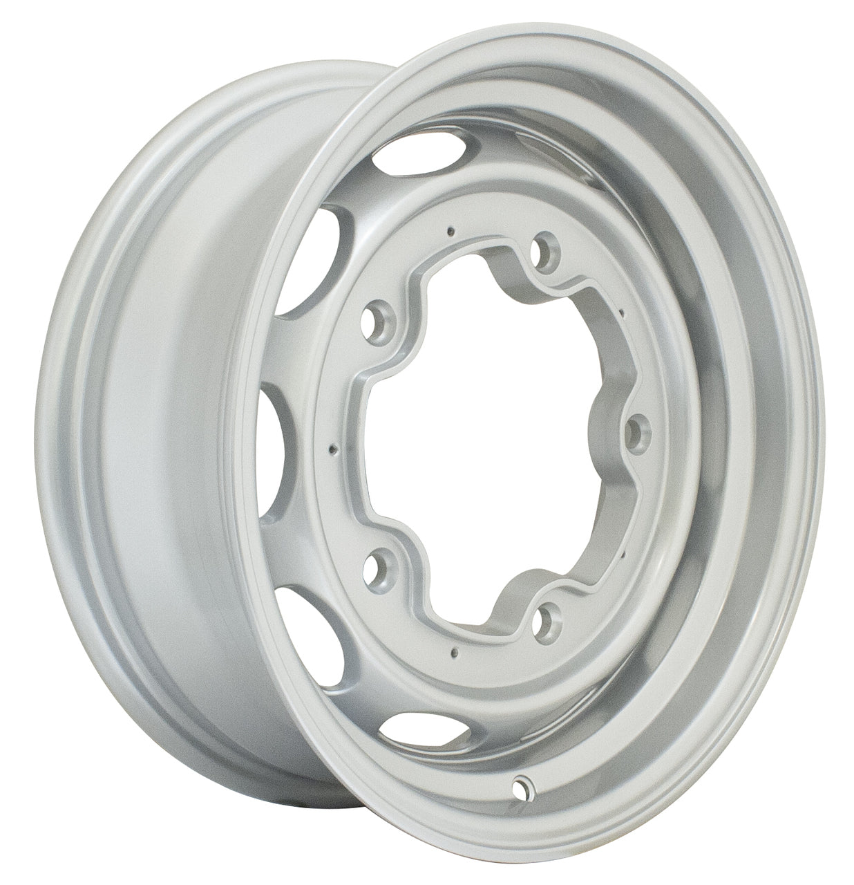 Empi 10-1171 Vintage 190 Silver Aluminum Vw Wheel, 5X205 15"X5.5" Wide