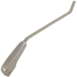 SILVER WIPER ARM, FITS LEFT OR RIGHT SIDE VW BUG 1958-64, EACH