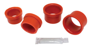 Bugpack Axle Beam Bushings, Upper & Lower, Outer, Urethane, Red