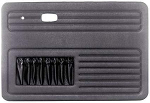 Bug, Beetle, 4-Piece Universal Door Panel Kit, Type 1, 65-77, Black (Exc. Conv.)