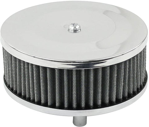 EMPI Chrome Air Cleaner Assembly, 4″ Tall, fits Stock VW Carb