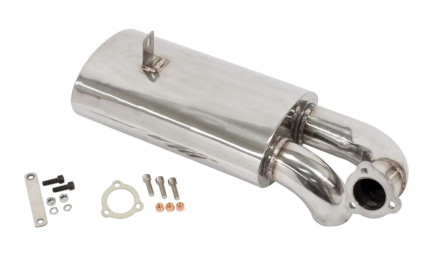 SIDEFLOW MUFFLER, Stainless, Fits Our 00-3762-0