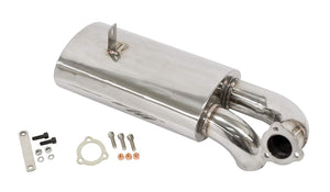 SIDEFLOW MUFFLER, Stainless, Fits Our 00-3762-0
