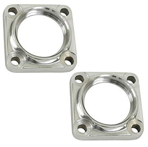 CHROME IRS AXLE OUTER BEARING END CAPS, VW BUG 1968-79, PAIR