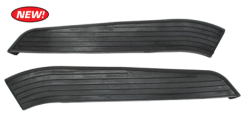 Step Pad Rubbers for Baywindow Front Bumpers, VW Type 2 Bus 1968-1972, Pair