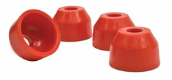 Urethane Tie Rod Boots, Stock VW, (4), Red