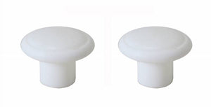 ROUND COAT HOOK, WHITE, SET OF 2, BUS 1963-79, VANAGON 1980-91 *MADE BY WCM*