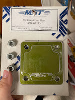 Unvented Oil Pump Cover Plate - Choose Color