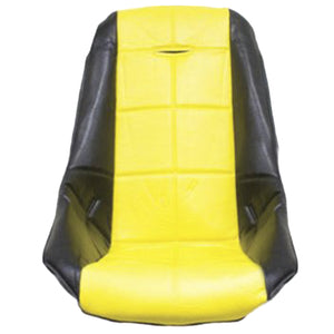 YELLOW VINYL LOW BACK POLY SEAT COVER