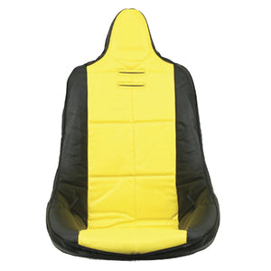 YELLOW VINYL HIGH BACK POLY SEAT COVER