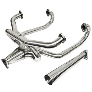 STAINLESS STEEL 1-5/8" MERGED RACING EXHAUST WITH STINGER