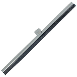 SILVER WIPER BLADE, FITS LEFT OR RIGHT SIDE VW BUS TO 1967, EACH