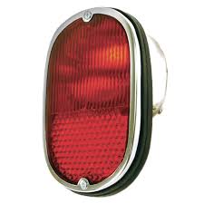 LEFT OR RIGHT TAIL LIGHT ASSEMBLY 1962-71 VW BUS, RED LENS, EACH