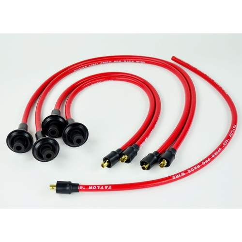VW BUG SPARK PLUG WIRE SET TAYLOR SPIRO PRO 409 RED IGNITION WIRES