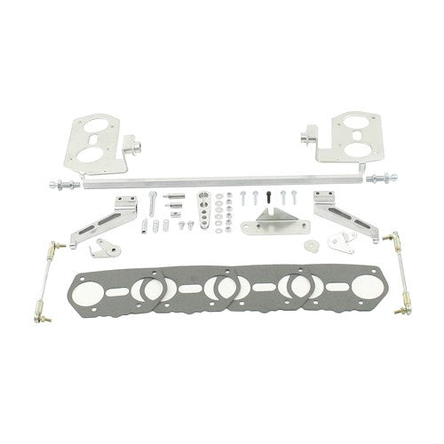 Dual Carb Linkage Kit, For Weber IDF & HPMX, Deluxe Version