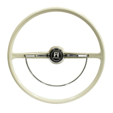 Steering Wheel, For Beetle 62-71, Ghia 62-71, Silver/Gray