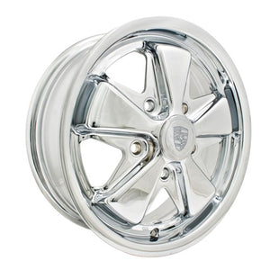 911 Alloy Wheels All Chrome, 4.5" Wide, 5 on 205mm